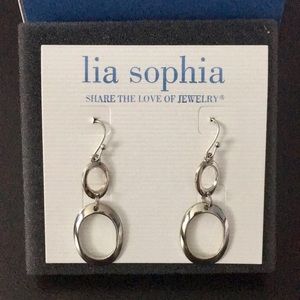 Lia Sophia Dangling Earrings NWT